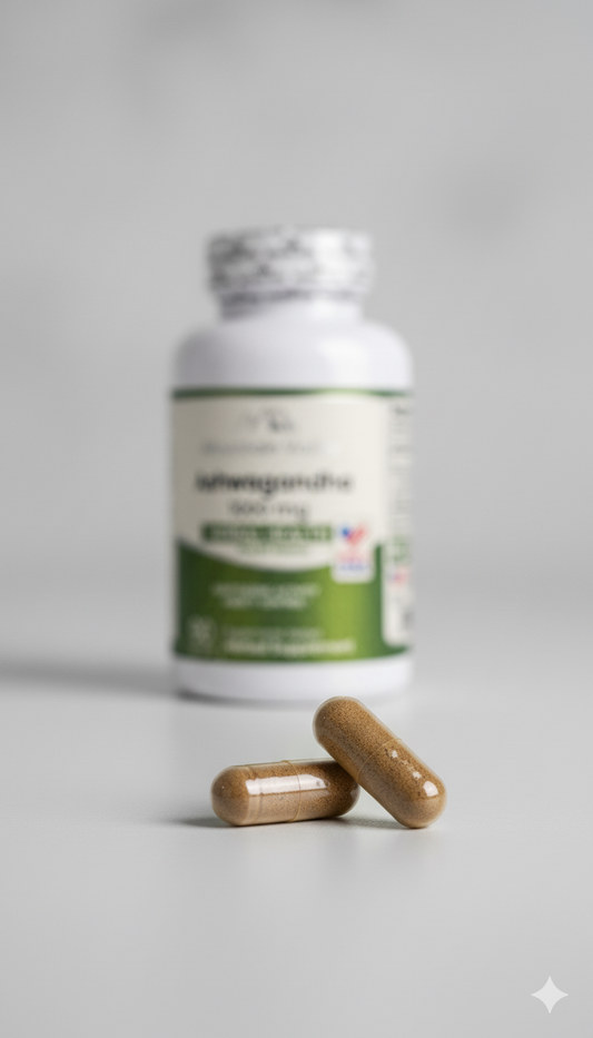 Ashwagandha 1000 mg + Vitamina B12 – Mountain Valley | Suplemento para Estrés y Energía